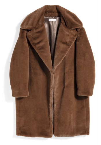 H&M Fall 2018 - Brown Faux Fur Coat - HKD 999
