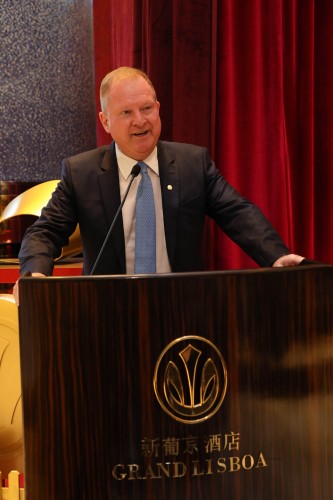 圖片_新葡京酒店總經理韋耀霖致辭 Photo_Welcome Speech from Mr. William Visser, General Manager of Grand Lisboa Hotel