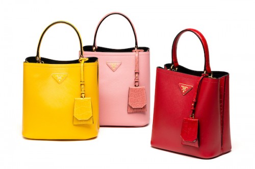 Prada Women_Prada Double Saffiano leather bags with crocodile leather details in different colours