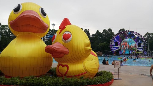 長隆水上大黃鴨
