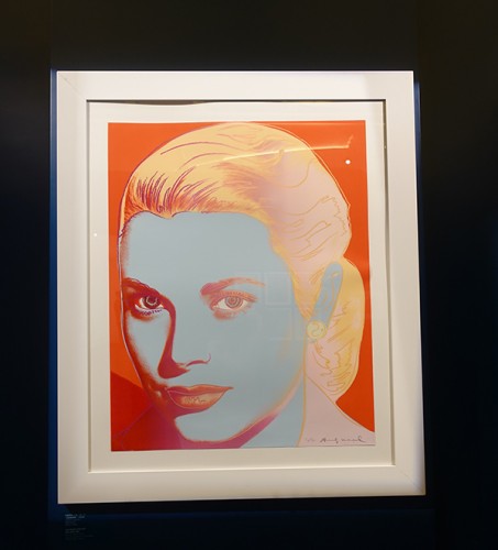 普普藝術大師安迪華荷為Grace Kelly而創作的肖像版畫