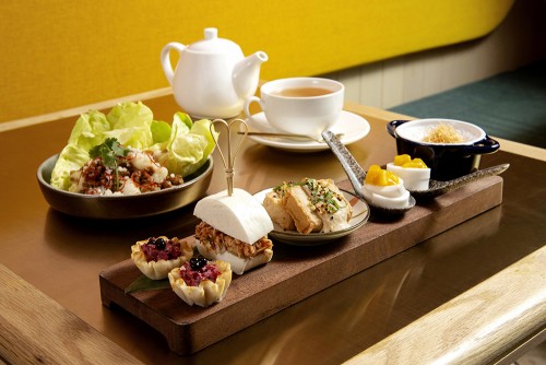 Afternoon Tea Set with Floating Boat