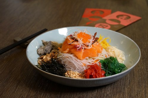 The Conservatory - Auspicious New Year_prosperity ‘Lo Hei’ with salmon sashimi