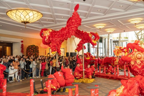 Wynn CNY lion dance
