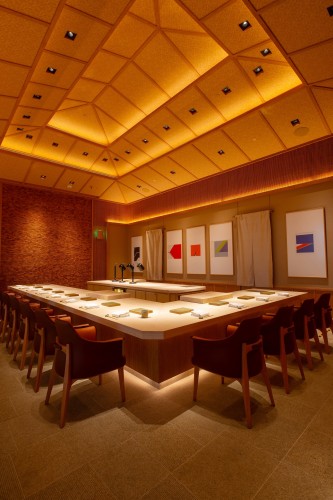 「壽司芳」用餐區