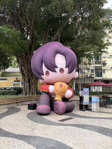 位於崗頂前地的打卡裝置——《全職高手》的葉修